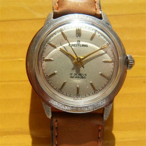 vintage BREITLING GENEVE 17 jewels Swiss made manual 